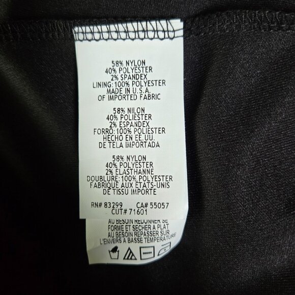 TIANA B Fancy Black Lace Sequined Cocktail Dress 12 - Picture 5 of 5